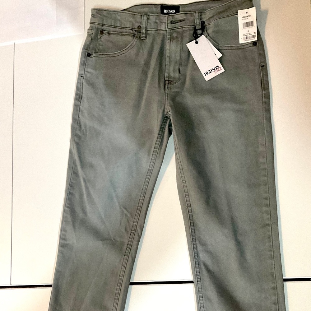 Hudson Kids! Jagger Slim Platinum Pants - Gray NWT Size 16